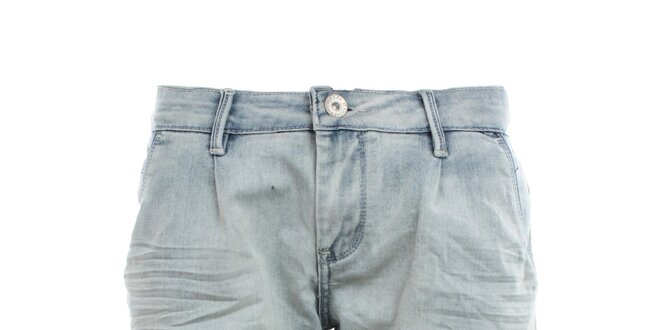 Pánské světle modré džínové kraťasy Exe Jeans