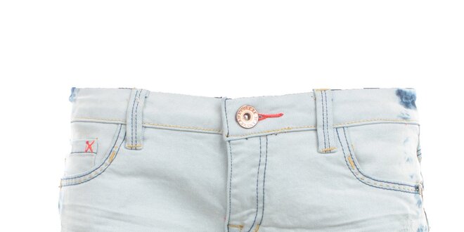 Dámské světlé džínové kraťasy s kapsičkami Exe Jeans