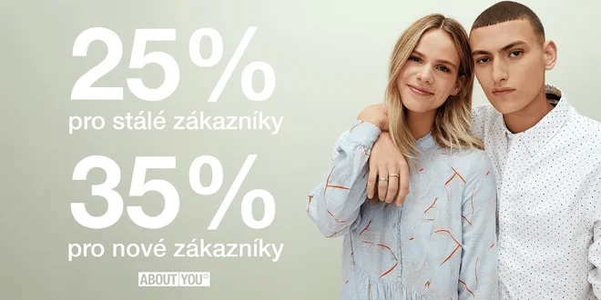 Sleva do módního e-shopu About You ve výši 25–35 %