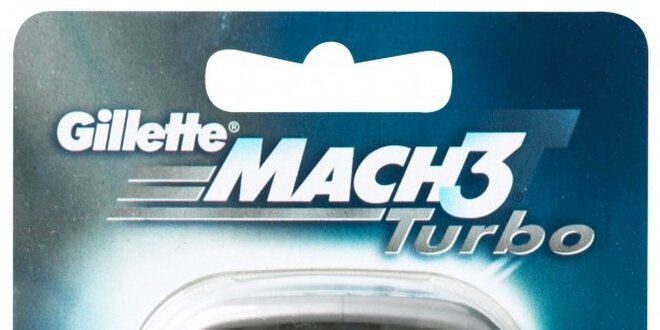 Gillette strojek Mach3 Turbo + 2ks náhradní hlavice