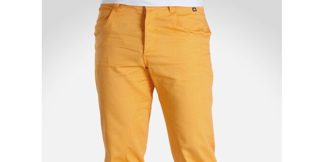 Pánské oranžové kalhoty Skank
