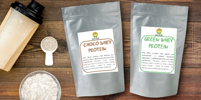 Whey protein: čistý nebo s 6 příchutěmi