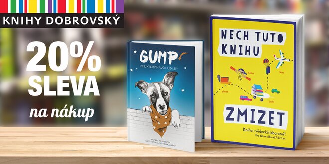 20% sleva na nákup v e-shopu Knihy Dobrovský
