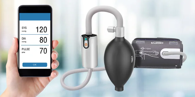 Přenosný bluetooth tlakoměr Viatom AirBP1