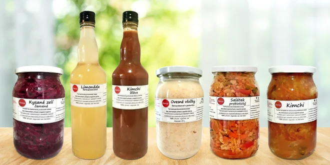 Fermentovaná zelenina, ovesné vločky i limonáda