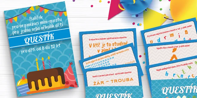 Zábavná aktivita pro děti: Domácí hra questík