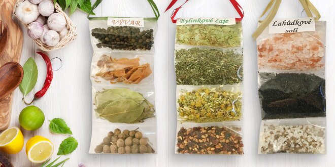 Voňavé dárky: exotické koření, soli a čaje