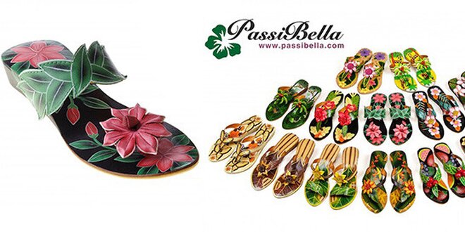 Ručně vyráběné kožené sandále PassiBella z Bali.
