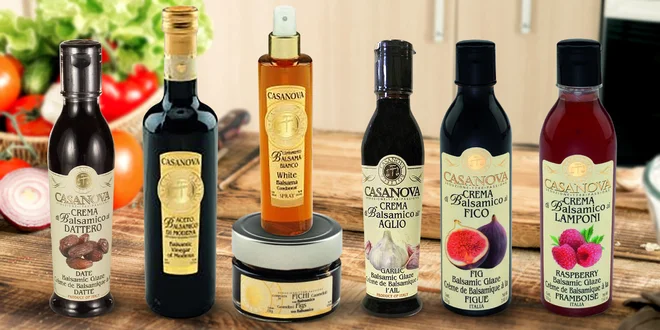 Octy balsamico z Itálie, krémy, omáčky i salsy