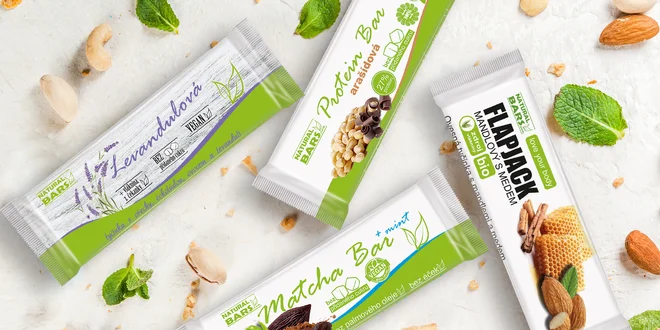 Proteinové a energetické tyčinky Natural Bars