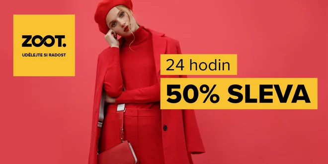 50% sleva na ZOOT.cz jen dnes, doprava zdarma