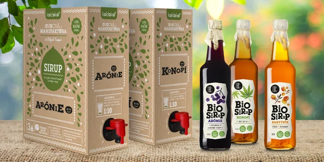 Bio sirupy bez cukru: zázvor, rakytník i konopí