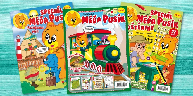 Půlroční předplatné dětského časopisu Méďa Pusík