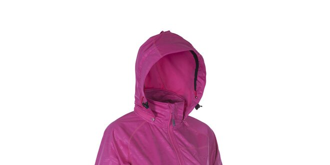 Dámská růžová softshellová bunda se vzorem Envy