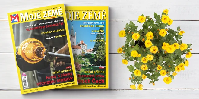 Předplatné časopisu Moje země včetně ročníku 2019