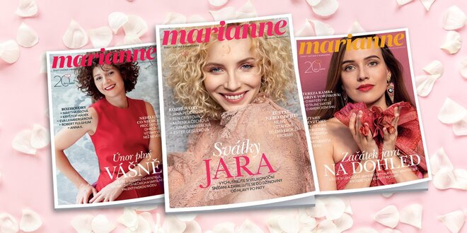 Čtvrtletní předplatné časopisu Marianne