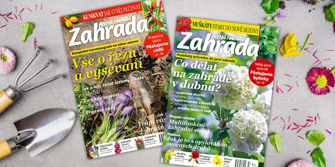 Roční předplatné časopisu Zahrada prima nápadů