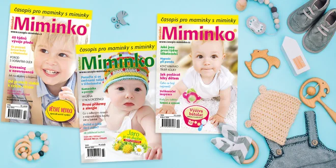 Roční předplatné časopisu Miminko včetně dárku