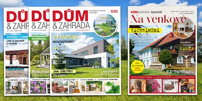 Roční předplatné časopisu Dům & Zahrada s dárkem