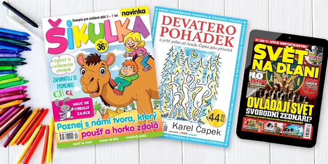 Předplatné Šikulka a el. předplatné Svět na dlani