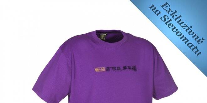 Pánské fialové tričko s logem Envy