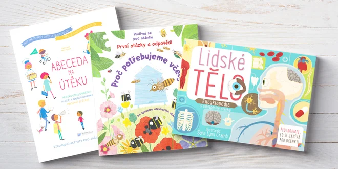 Leporela pro děti: abeceda, statek i lidské tělo