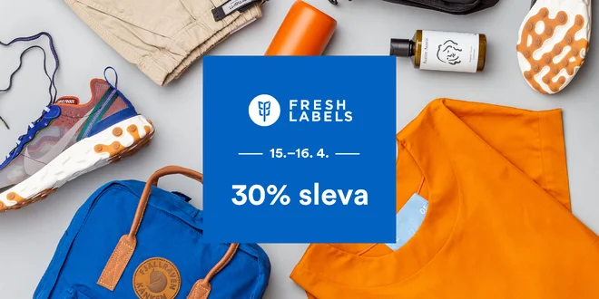 Sleva 30 % na veškeré zboží z e-shopu Freshlabels