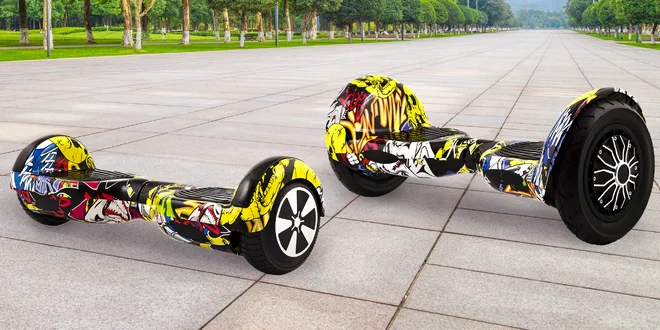 Graffiti hoverboard Berger: 6,5″ i 10″ kola