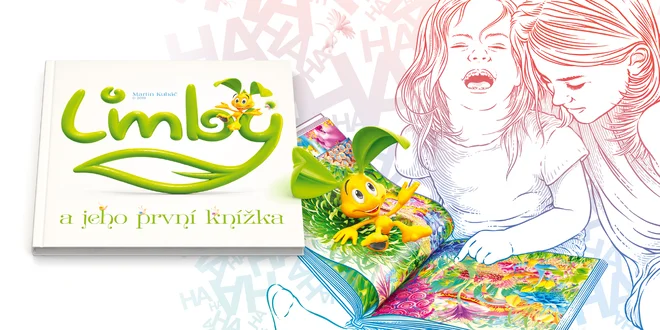 Dětská knížka Limby s pexesem a samolepkami