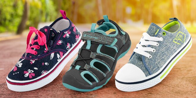 Dětské letní boty Alpine Pro: tenisky i sandály