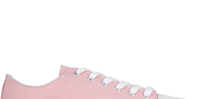 Růžové šněrovací zip-on boty Zipz
