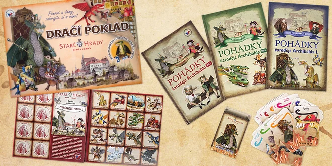 Pohádkové knížky, hry i obří pexesa Staré Hrady