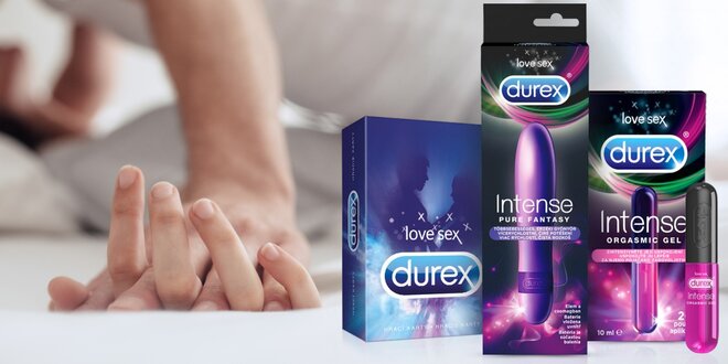 Durex balíček: výkonný vibrátor a orgastický gel