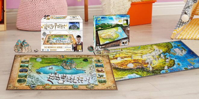 4D a 3D puzzle: Harry Potter i National Geographic
