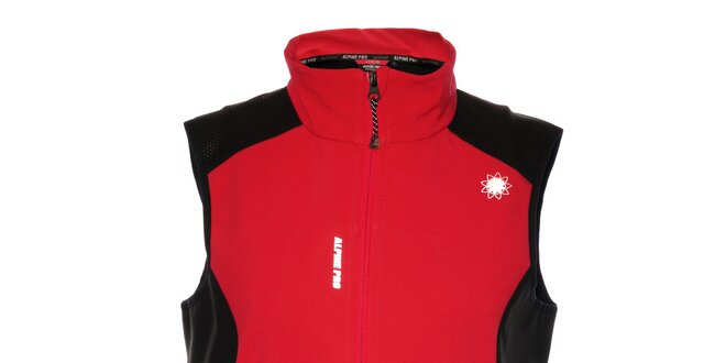 Dámská růžová softshellová vesta Alpine Pro