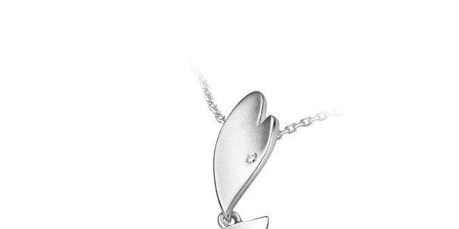 Dámský stříbrný náhrdelník se třemi srdíčky Orphelia
