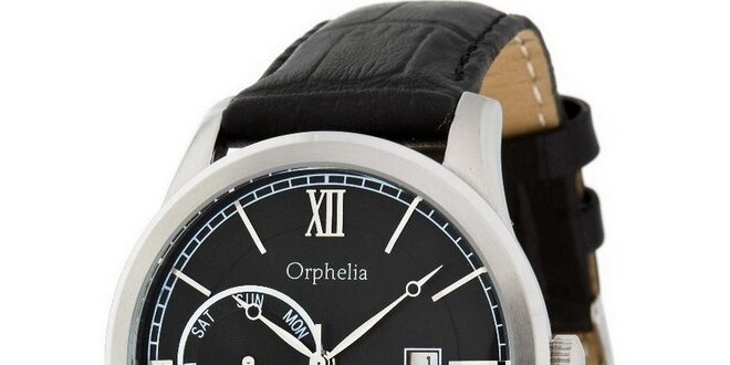 Pánské ocelové hodinky se stříbrnými detaily Orphelia