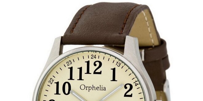 Pánské retro hodinky s velkými číslicemi Orphelia