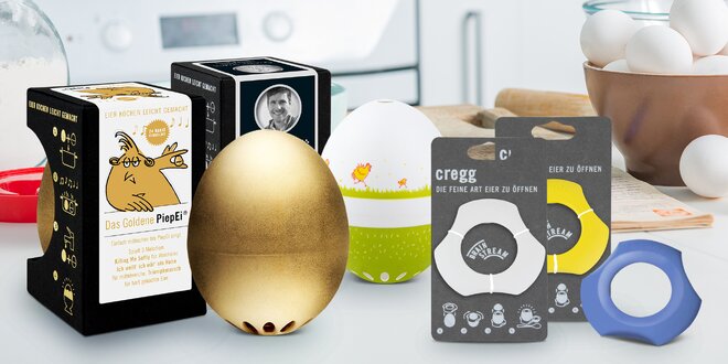Dokonalá vejce: otvírák i chytrá zpívající minutka