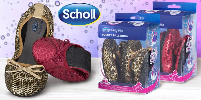 Boty Scholl Pocket: balerínky do kabelky