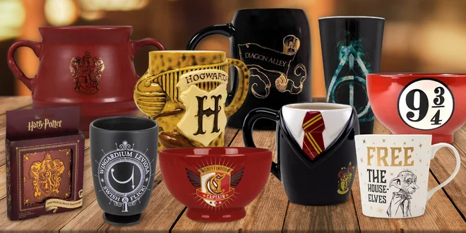 Harry Potter: hrnky, sklenice, misky i kotlíky