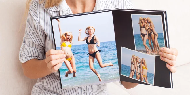 Šitá fotokniha A4 s pevnou vazbou: 40 až 304 stran