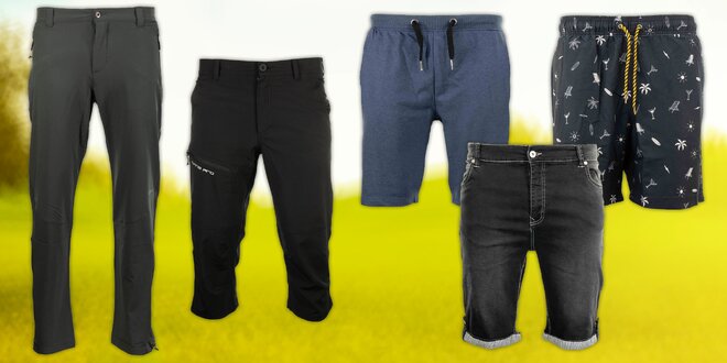 Pánské kalhoty a šortky Alpine Pro: 5 variant