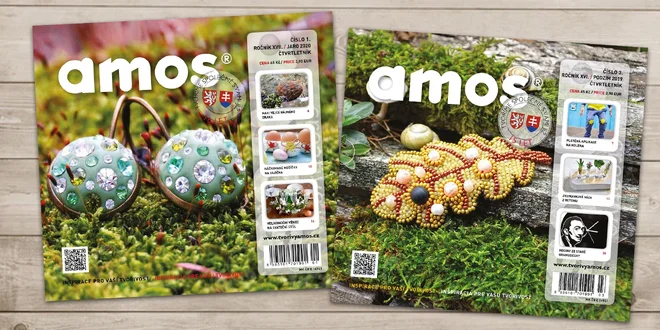 Roční předplatné kreativního časopisu Amos