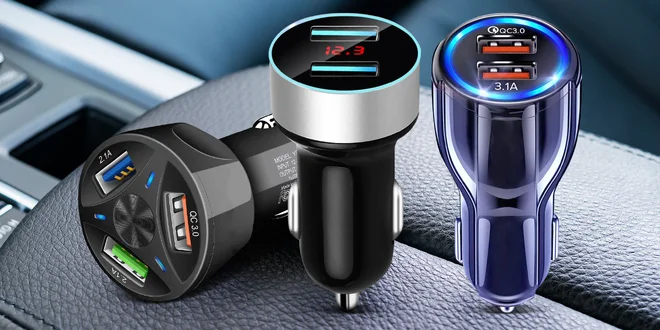 Rychlonabíječky do auta: až 3 USB porty současně