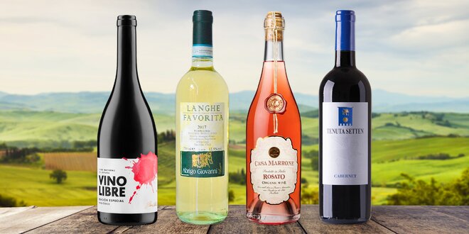 Kvalitní vína z Itálie i Španělska vč. bio variant