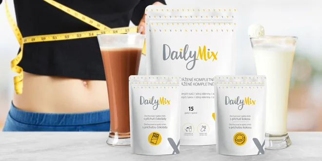 DailyMix: nutričně vyvážené jídlo s proteiny