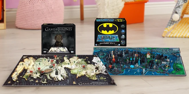 4D a 3D puzzle: Harry Potter, Pán Prstenů, Čína