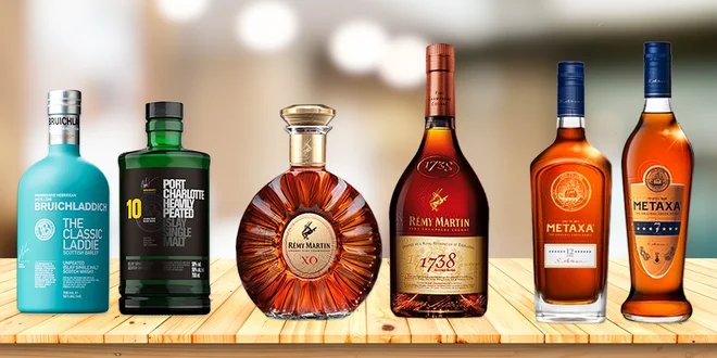 Sety 2 prémiových lahví: Metaxa i Rémy Martin