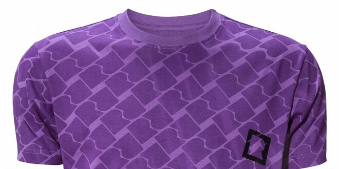 Pánské purpurové tričko Fundango s potiskem